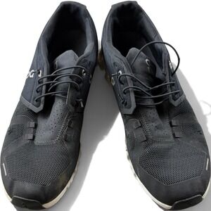 On Running Cloud Shoes 13 Black Mesh Lightweight Lace Up Swiss Activewear Sporty
